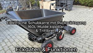 VIDEO: Elektrische Schubkarre mit Rückwärtsgang