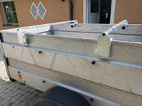 1 Paar Fahrradträgerbefestigung für Anhängerbordwand, Einzeln oder mit Fahrradschienen, ohne Bohren, z.b Pongratz, Schnellsystem - B&B Shop - 2000 Stockerau