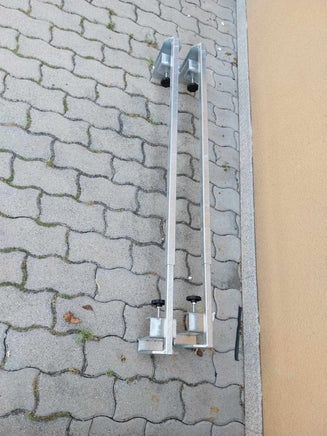 1 Paar Fahrradträgerbefestigung für Anhängerbordwand, Einzeln oder mit Fahrradschienen, ohne Bohren, z.b Pongratz, Schnellsystem - B&B Shop - 2000 Stockerau