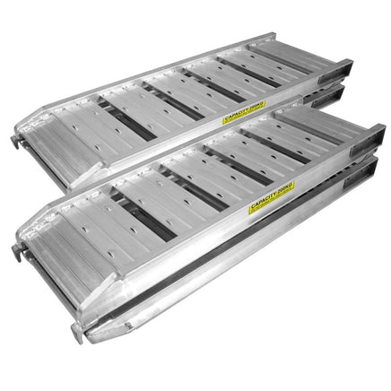 2x Auffahrrampe 182cm 400 kg für Motorrad ATV Quad, Aluminium, faltbar, rutschsicher - B&B Shop - 2000 Stockerau