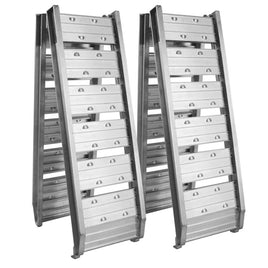 2x Auffahrrampe 182cm 400 kg für Motorrad ATV Quad, Aluminium, faltbar, rutschsicher - B&B Shop - 2000 Stockerau