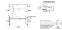 Achse ungebremst Alko 750 kg a=1092 c=1430 4x100 hoher Achsbock z.b Pongratz LPA U - B&B Shop - 2000 Stockerau
