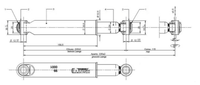 Achsstoßdämpfer, - 1800 kg, vgl. KNOTT, Typ 40332, 220 mm lang, - B&B Shop - 2000 Stockerau