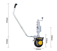 Anhänger elektrische Rangierhilfe, 12V Wohnwagen, Anhänger Rangierhilfe, 550W, Mini Mover Generation 3, elektrisches Stützrad, bis 2722KG - B&B Shop - 2000 Stockerau