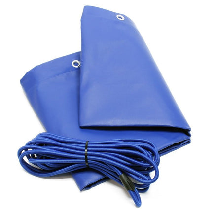 Anhängerplane Flachplane inkl. Planenseil 207,5 x 114 x 5 cm, 550g/m2 PVC, Universal - B&B Shop - 2000 Stockerau