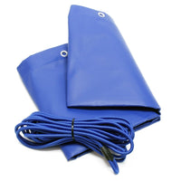 Anhängerplane Flachplane inkl. Planenseil 257,5 x 134,5 x 5 cm, 550g/m2 PVC, Universal - B&B Shop - 2000 Stockerau