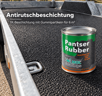 Antirutschbeschichtung – 1K-Beschichtung mit Gummipartikeln, schwarz (6 m2) Pferdeanhänger, Motorradanhänger, Ladeflächen-B&B Shop - 2000 Stockerau