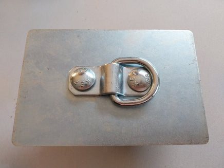 Bügel/Ring für Zurrmulde, inkl. Schrauben, 400daN SET, inkl. Gegenplatte - B&B Shop - 2000 Stockerau
