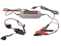 DK Batterie - Ladegerät 4A mit Display – für Nass-, GEL- & AGM-Batterien, Auto, Motorrad, Anhänger, Wohnwagen-B&B Shop - 2000 Stockerau