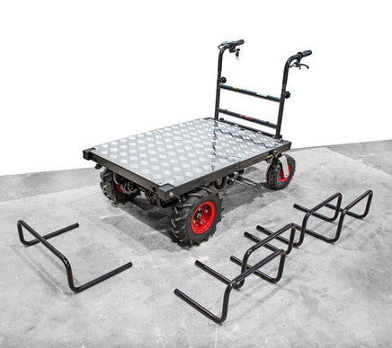 Elektrische Schubkarre - Ladefläche verlängerbar - mit Rückwärtsgang, 350W starker Elektromotor, 250kg Tragkraft, Scheibtruhe - B&B Shop - 2000 Stockerau