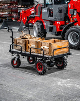 Elektrische Schubkarre - Ladefläche verlängerbar - mit Rückwärtsgang, 350W starker Elektromotor, 250kg Tragkraft, Scheibtruhe - B&B Shop - 2000 Stockerau