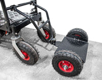 Elektrische Schubkarre mit Rückwärtsgang, 2 - in - 1 - Lösung, 160L Mulde, 350W starker Elektromotor, 250kg Tragkraft, kippbar - B&B Shop - 2000 Stockerau