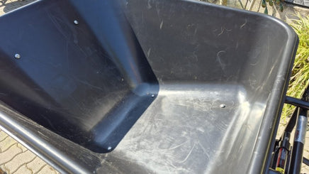 Elektrische Schubkarre mit Rückwärtsgang, 2 - in - 1 - Lösung, 160L Mulde, 350W starker Elektromotor, 250kg Tragkraft, kippbar, Scheibtruhe - B&B Shop - 2000 Stockerau