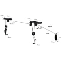 Fahrrad - Deckenlift Fahrradhalter für Garage Werkstatt, bis 20kg, 4 m Deckenhöhe, Seilzug - B&B Shop - 2000 Stockerau