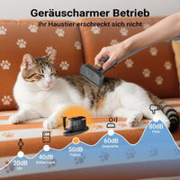 Haustier Pflegeset, 6 in 1 Multifunktion Schermaschine, mit Staubsauger, für glänzendes Fell, 12teilig, - B&B Shop - 2000 Stockerau