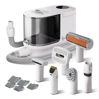 Haustier Pflegeset, 6 in 1 Multifunktion Schermaschine, mit Staubsauger, für glänzendes Fell, 12teilig, - B&B Shop - 2000 Stockerau