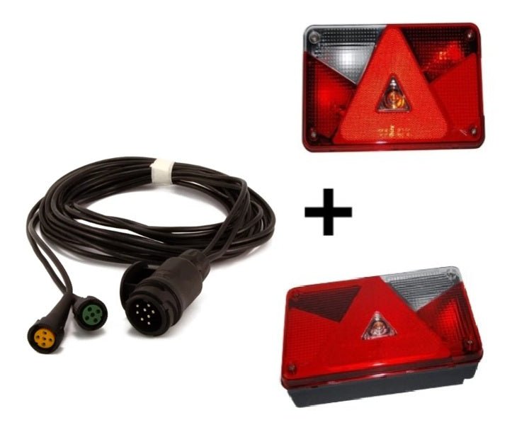 Beleuchtungs Set - Kabelbaum - 13 Polig - 4 Meter - 2x Multipoint