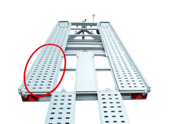 Komplette Standschiene /Ladefläche L - AT 400 TK 2, LINKS, Pongratz - B&B Shop - 2000 Stockerau