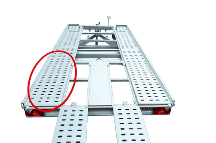 Komplette Standschiene /Ladefläche L - AT 400 TK 2, LINKS, Pongratz - B&B Shop - 2000 Stockerau