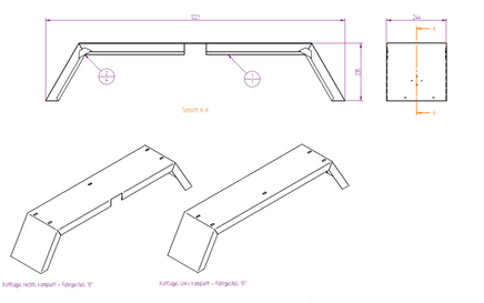 Kotflügel links L - AT 400 - 2 neue Ausführung. ab 06/19, Pongratz, Doppelachse - B&B Shop - 2000 Stockerau