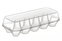 Mehrweg - Eierbox 10er – nachhaltig, robust & transparent, 11,5 x 26,5 cm, BPA - frei - B&B Shop - 2000 Stockerau