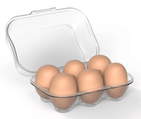 Mehrweg - Eierbox 6er – nachhaltig, robust & transparent, 11,5 x 16,4 cm, BPA - frei - B&B Shop - 2000 Stockerau