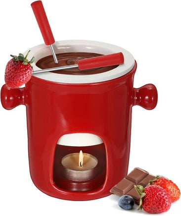 Outdoor Fondue - Topf - Set – Perfekt für Camping, Picknick & Wohnwagen, stromlos & autark - B&B Shop - 2000 Stockerau
