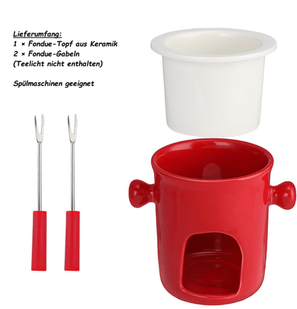 Outdoor Fondue - Topf - Set – Perfekt für Camping, Picknick & Wohnwagen, stromlos & autark - B&B Shop - 2000 Stockerau