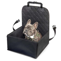Personalisierter Hundeautositz mit Wunschnamen bestickt, Wasserdicht, rutschfest & Kratzfest für Kleine bis Mittelgroße Hunde - B&B Shop - 2000 Stockerau
