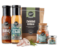 Präsentkorb Grillmeister by Gepps, Premium Feinkost, Geschenkbox, Kulinarisches Mitbringsel zum BBQ - B&B Shop - 2000 Stockerau