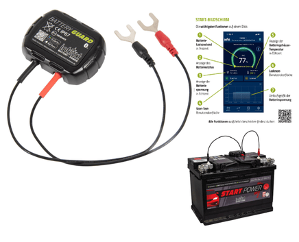 Smarte Batterieüberwachung für 12V, Auto, Wohnwagen, Motorrad, Boot, App - Steuerung, Batteriewächter - B&B Shop - 2000 Stockerau