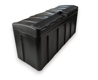 Staubox, Werkzeugkasten, Zurrgurtbox, Staukasten, 600 - 3, schwarz, 645 x B 240 x H 300 - B&B Shop - 2000 Stockerau