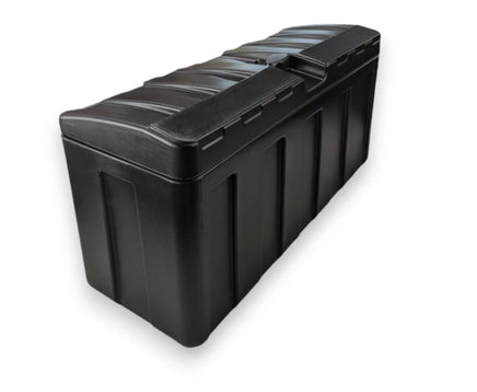 Staubox, Werkzeugkasten, Zurrgurtbox, Staukasten, 600 - 3, schwarz, 645 x B 240 x H 300 - B&B Shop - 2000 Stockerau