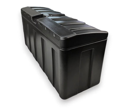 Staubox, Werkzeugkasten, Zurrgurtbox, Staukasten, 600 - 3, schwarz, 645 x B 240 x H 300 - B&B Shop - 2000 Stockerau