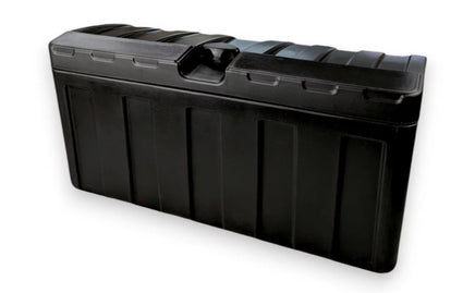 Staubox, Werkzeugkasten, Zurrgurtbox, Staukasten, 600 - 3, schwarz, 645 x B 240 x H 300 - B&B Shop - 2000 Stockerau