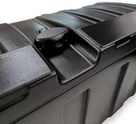Staubox, Werkzeugkasten, Zurrgurtbox, Staukasten, 600 - 3, schwarz, 645 x B 240 x H 300 - B&B Shop - 2000 Stockerau