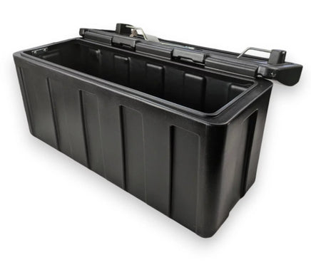 Staubox, Werkzeugkasten, Zurrgurtbox, Staukasten, 600 - 3, schwarz, 645 x B 240 x H 300 - B&B Shop - 2000 Stockerau