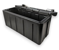 Staubox, Werkzeugkasten, Zurrgurtbox, Staukasten, 600 - 3, schwarz, 645 x B 240 x H 300 - B&B Shop - 2000 Stockerau