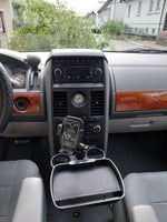 Universal 3 in 1 Getränkehalter Tisch Tablett, 360Grad drehbar, mit Handyhalter, Auto oder Wohnwagen - B&B Shop - 2000 Stockerau