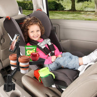 Universal 3 in 1 Getränkehalter Tisch Tablett, 360Grad drehbar, mit Handyhalter, Auto oder Wohnwagen - B&B Shop - 2000 Stockerau