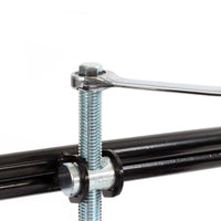 Wagenheber für Wohnmobil bis 1360 kg, Nivellierer, 14“ - 15“ Reifen, Stahl, Anhänger, Panne, inkl. Schraubschlüssel, Wohnwagen - B&B Shop - 2000 Stockerau