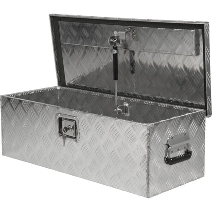 Werkzeugkasten, Aluminium, B760 x T330 x H245 mm Box, Verschließbar - B&B Shop - 2000 Stockerau