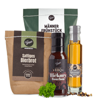 Wundertüte Männerfrühstück by Gepps, Premium Feinkost, Hangover - Kit mit Bourbon - Sauce und Bierbrot, Geschenkbox - B&B Shop - 2000 Stockerau
