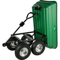 XXL Garten Kippwagen, Bollerwagen 125L, Bollerwagen mit kippbarer Mulde, 2 Größen verfügbar - B&B Shop - 2000 Stockerau