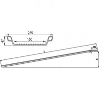 1 Paar Verladeschienen, Alu, Länge 2500 mm, 400 kg Auffahrrampen, Rollstuhl-B&B Shop - 2000 Stockerau