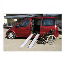 1 Paar Verladeschienen, Alu, Länge 2500 mm, 400 kg Auffahrrampen, Rollstuhl-B&B Shop - 2000 Stockerau