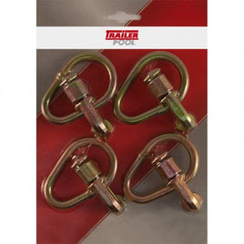 4 x Doppel-Beschlag mit Ring, für Airlineschiene-B&B Shop - 2000 Stockerau