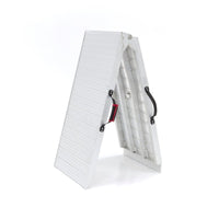 ACEBIKES Vollaluminium-Auffahrrampe für Motorräder bis 500 kg, extra breit (57 cm).,klappbar, L: 2240