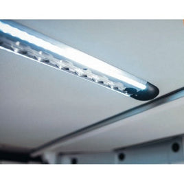LED - Airlineschiene, rund, L 1000 mm, Alu, mit integrierten LED-Stripes