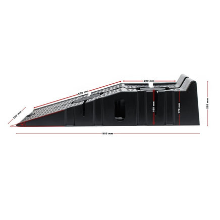 Auffahrrampen 2er Set Schwerlast Rampe bis 2,5 Tonnen-B&B Shop - 2000 Stockerau